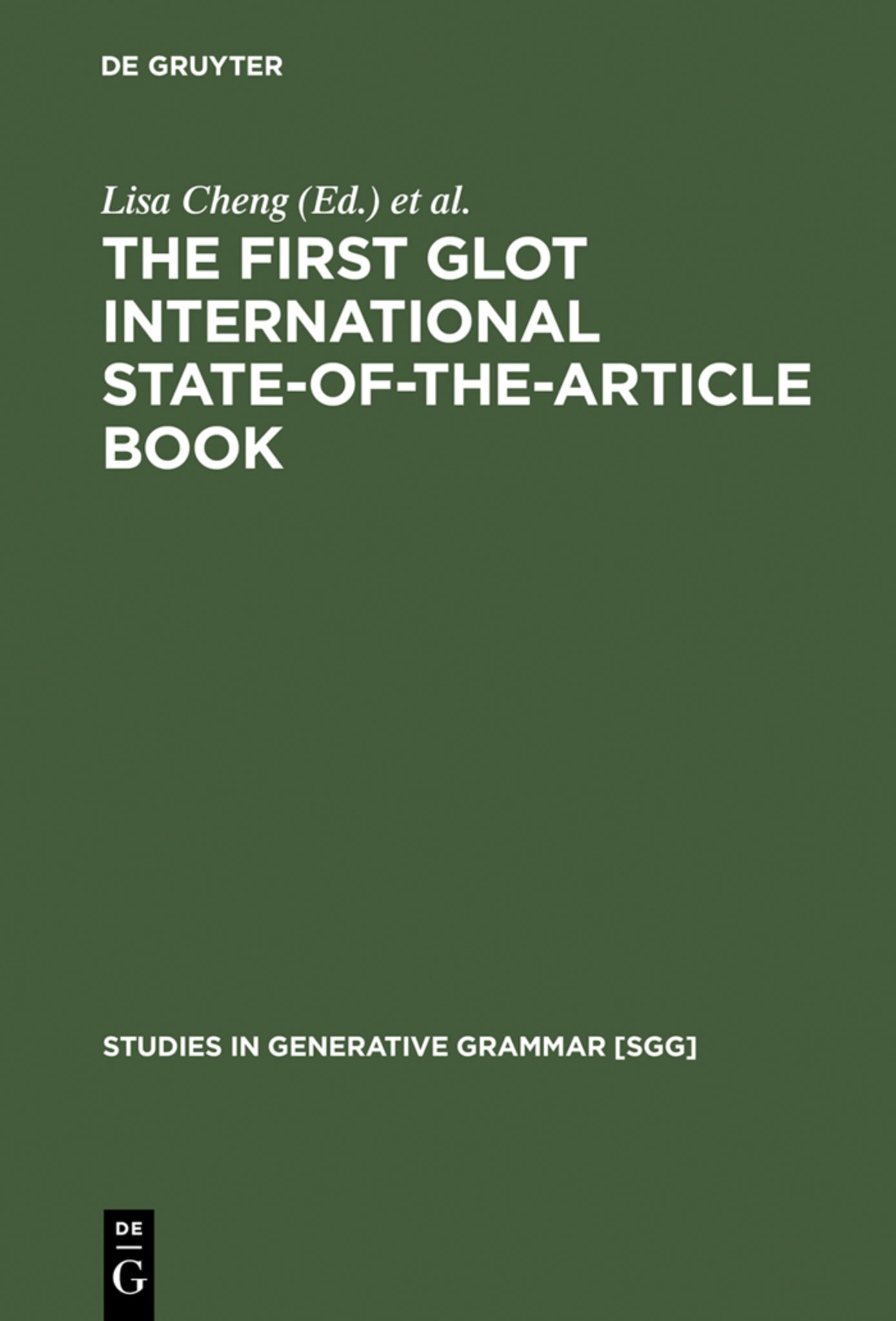 The First Glot International State-of-the-Article Book